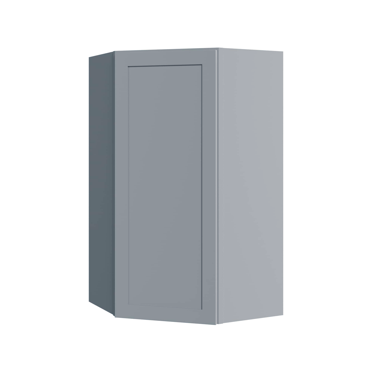 WALL DIAGONAL CORNER - 1 DOOR, 3 ADJUSTABLE SHELVES