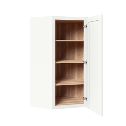 WALL DIAGONAL CORNER - 1 DOOR, 3 ADJUSTABLE SHELVES