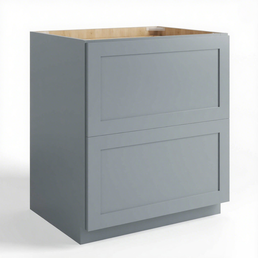 BASE DOUBLE DRAWER CABINET-2 DRAWERS