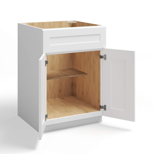 SINK BASE CABINET-1 DRAWERS, 2 DOORS, 1 SHELF
