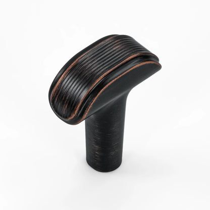 Embossed T-Bar Knurled Cabinet Knobs