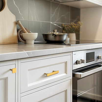 Modern Flat Square Cabinet Knobs