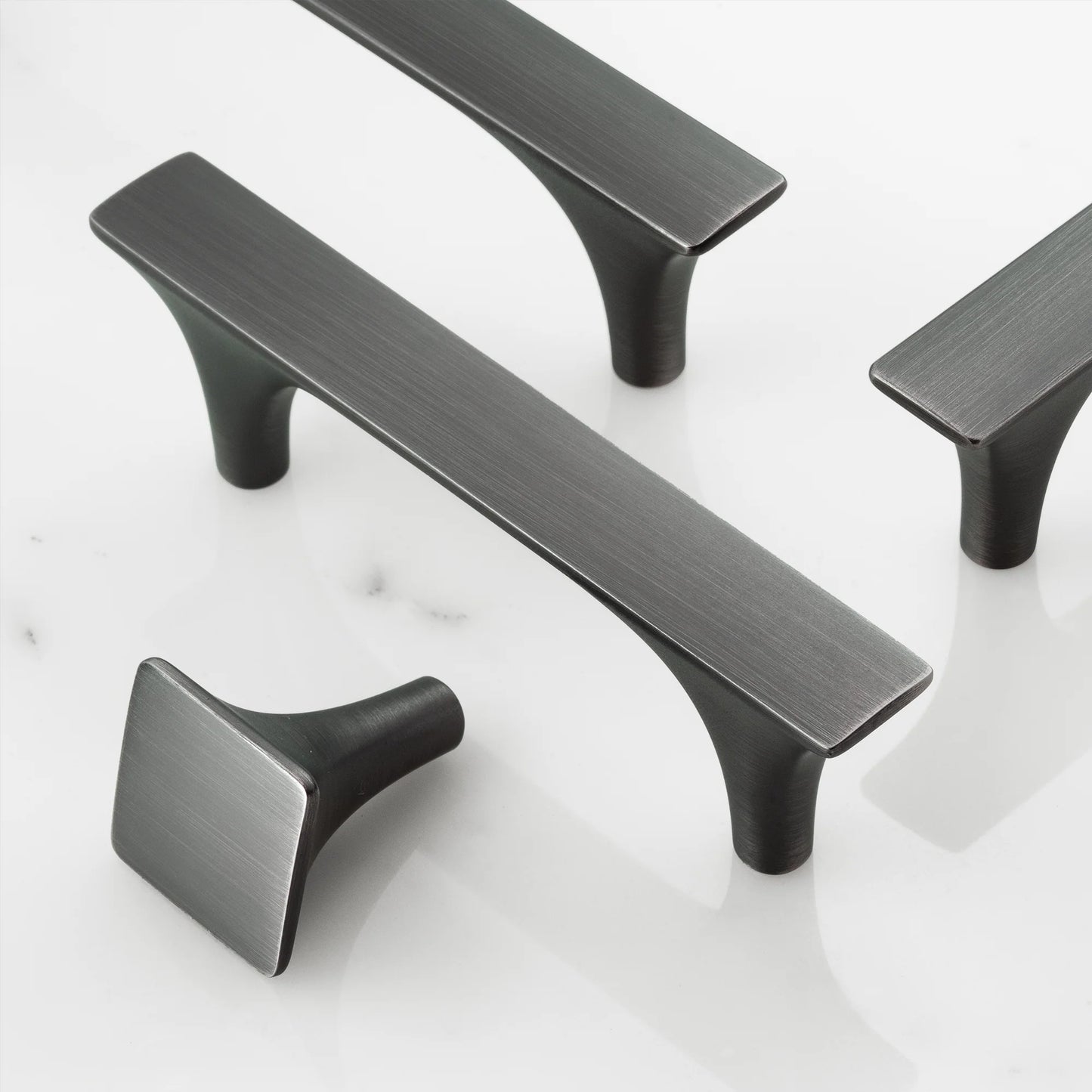 Modern Flat Square Cabinet Knobs