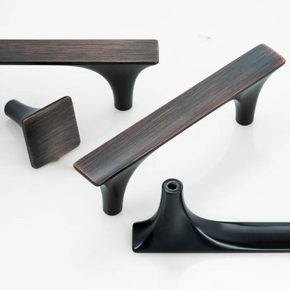 Modern Flat Square Cabinet Knobs