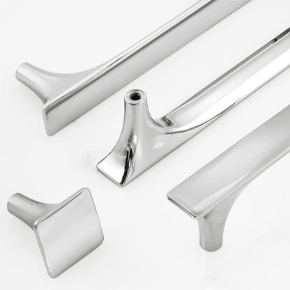 Modern Flat Square Cabinet Knobs