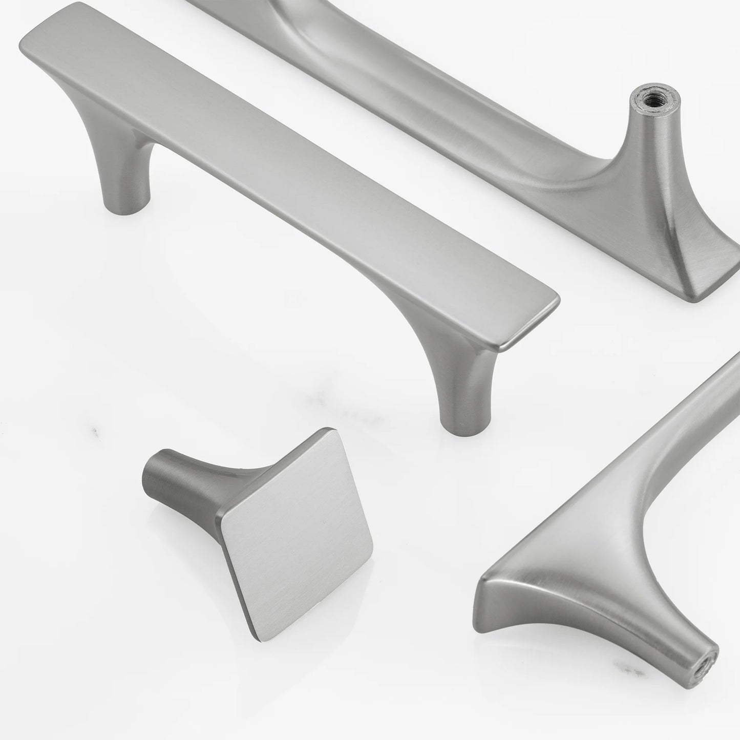 Modern Flat Square Cabinet Knobs