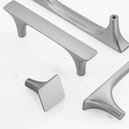 Modern Flat Square Cabinet Knobs