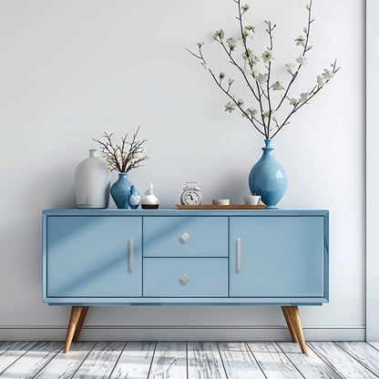 Modern Curved Edge Flat Bar Pull