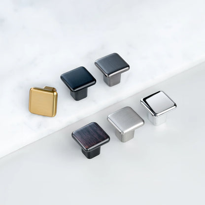 Modern Curved Edge Square Drawer Knobs