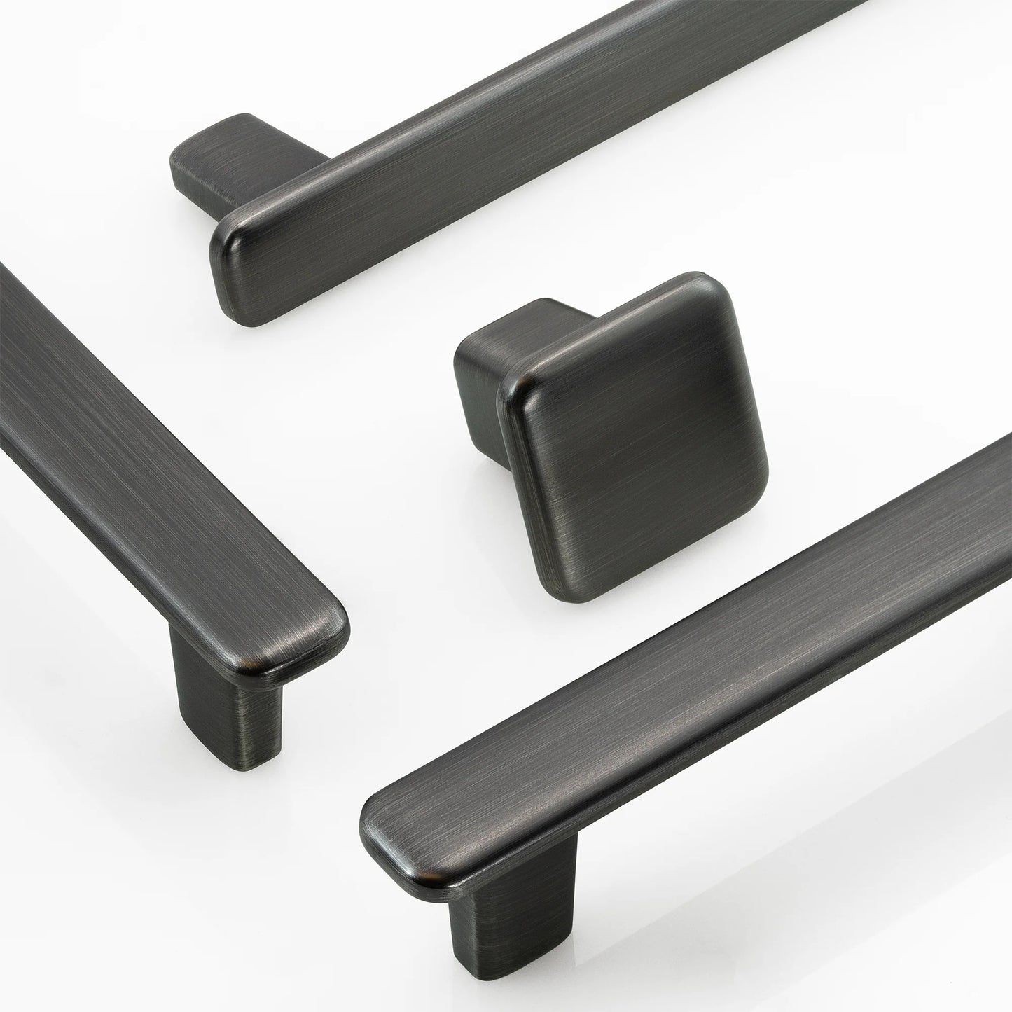 Modern Curved Edge Square Drawer Knobs