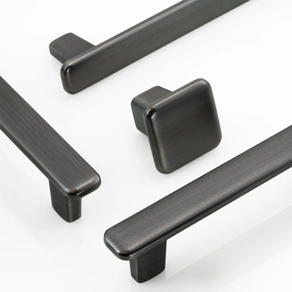 Modern Curved Edge Square Drawer Knobs