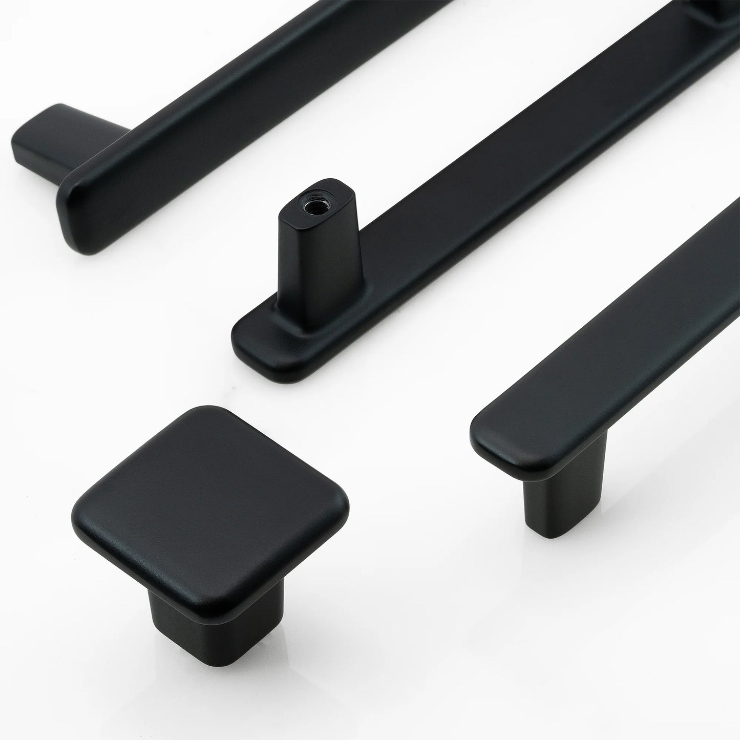 Modern Curved Edge Square Drawer Knobs