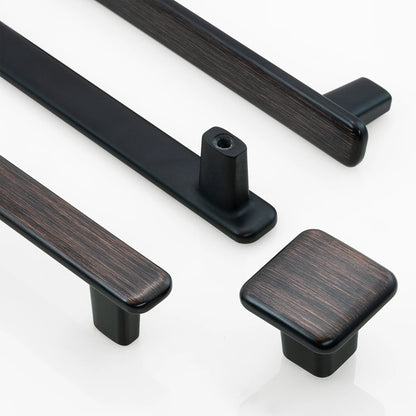 Modern Curved Edge Square Drawer Knobs