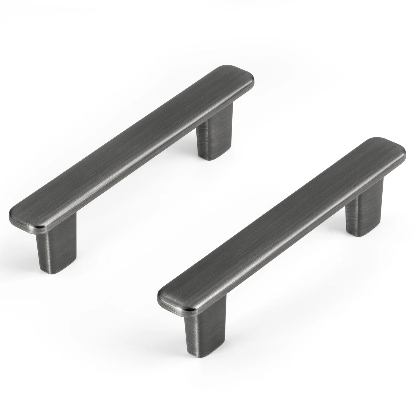 Modern Curved Edge Flat Bar Pull