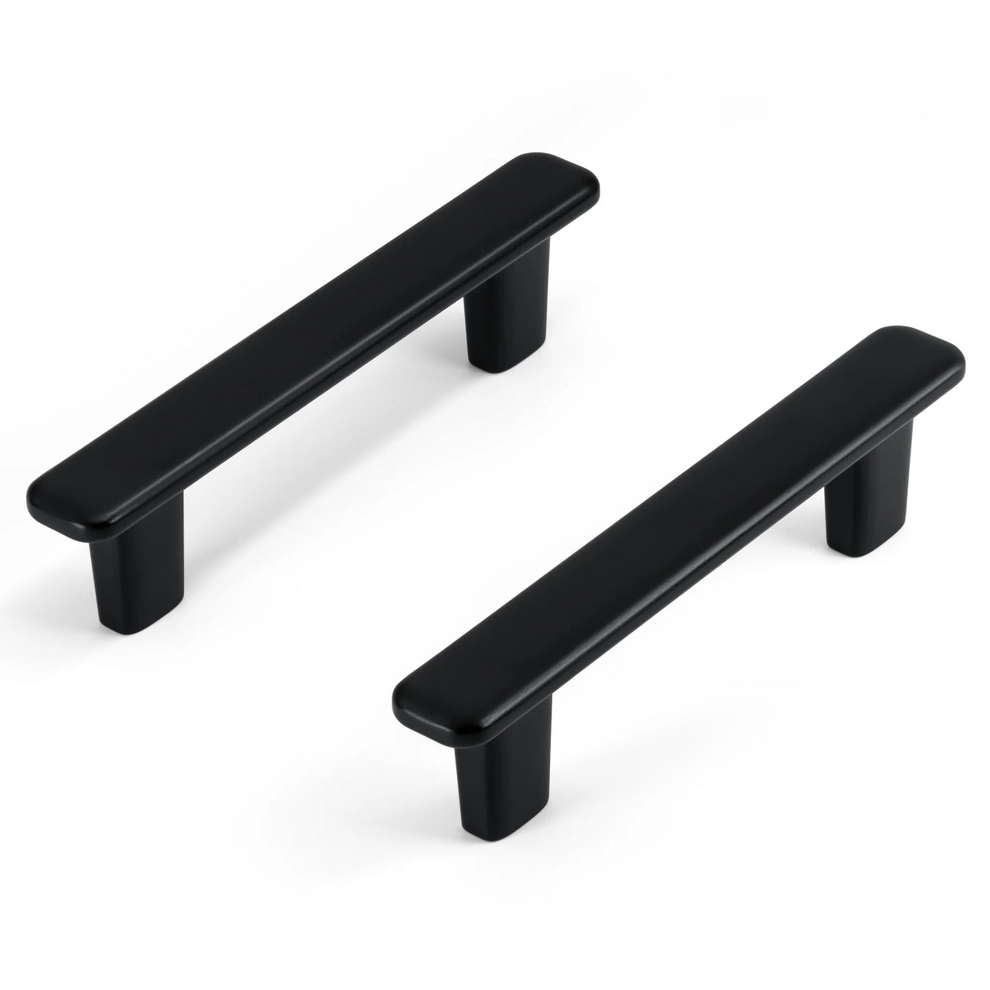 Modern Curved Edge Flat Bar Pull