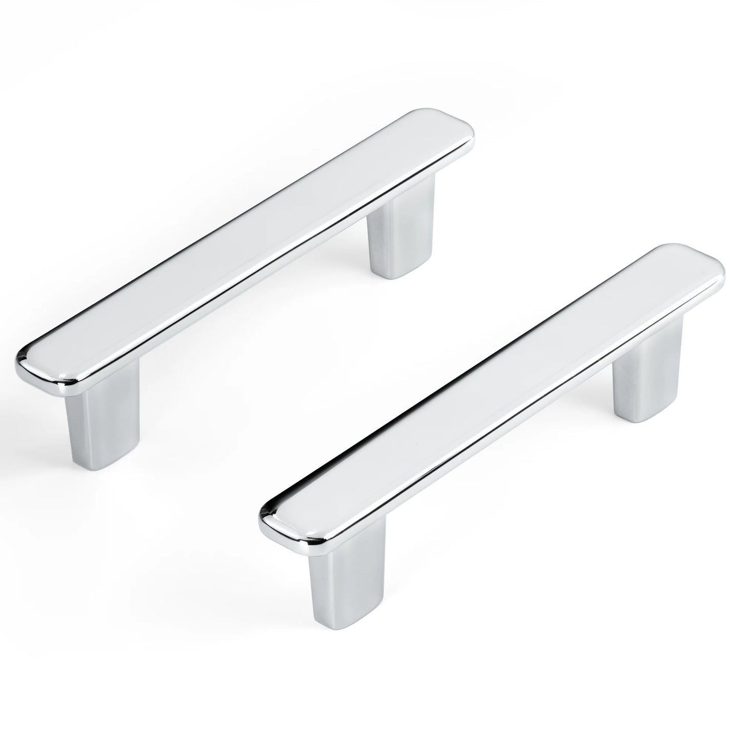 Modern Curved Edge Flat Bar Pull