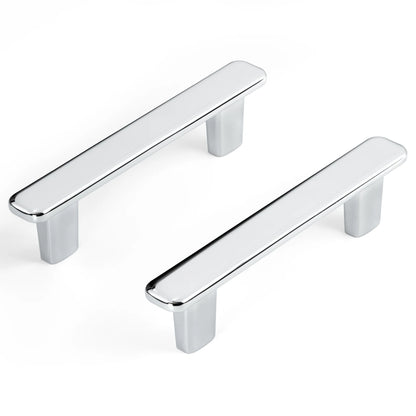 Modern Curved Edge Flat Bar Pull