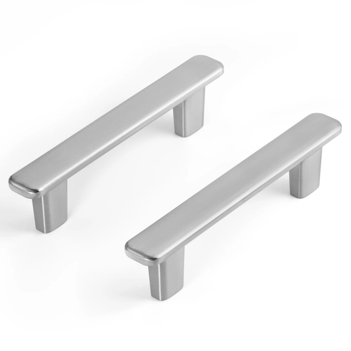 Modern Curved Edge Flat Bar Pull