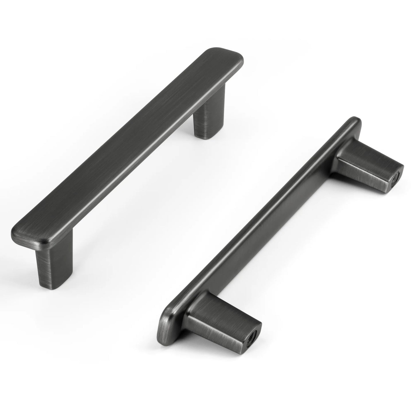 Modern Curved Edge Flat Bar Pull