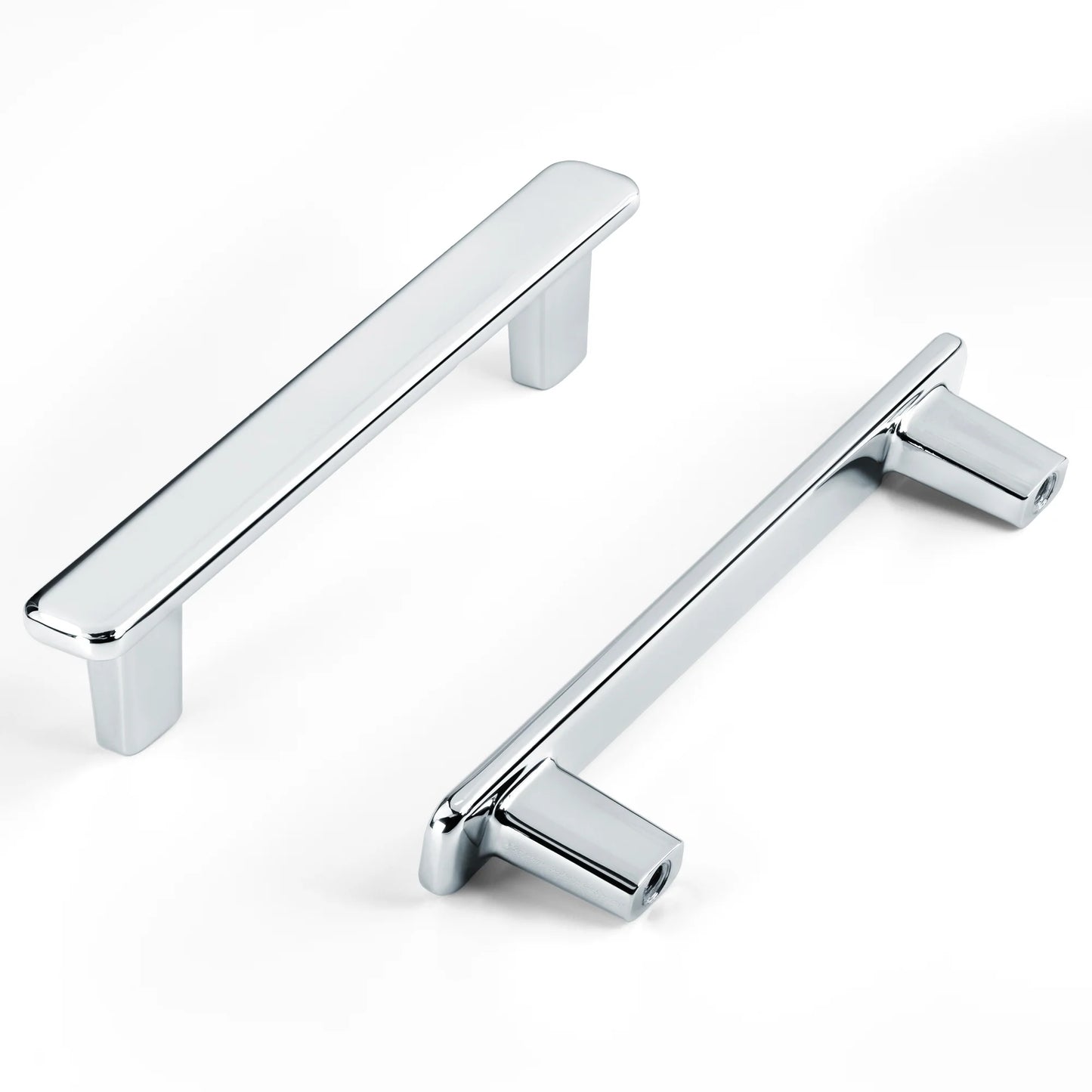 Modern Curved Edge Flat Bar Pull