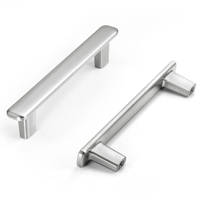 Modern Curved Edge Flat Bar Pull
